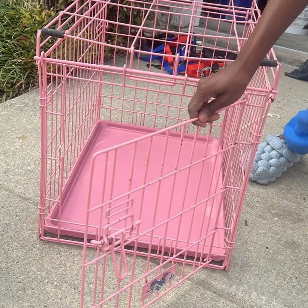 Pink Pet Cage