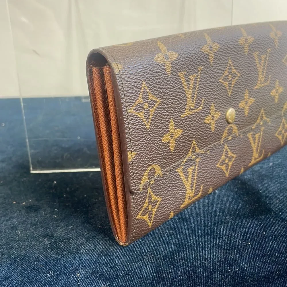 Louis Vuiton Porte Monnaie Credit Card Monogram Wallet