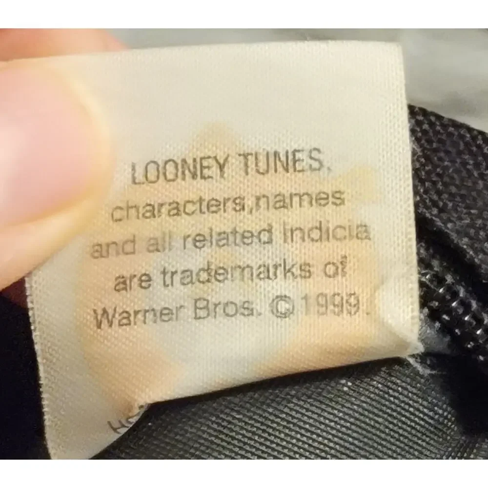 Vintage 90s Y2K Looney Tunes Tweety Bird Backpack Bag 1999 Blue Preppy