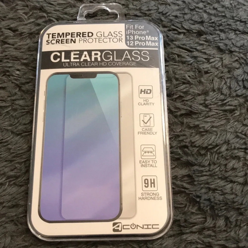 Aconic iPhone 12 & 13 Pro Max tempered glass screen protector