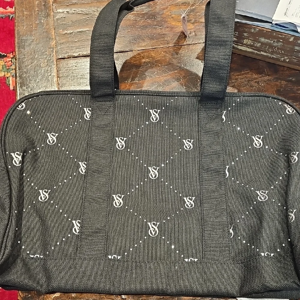 NIB Victoria's Secret Black Tote Bag