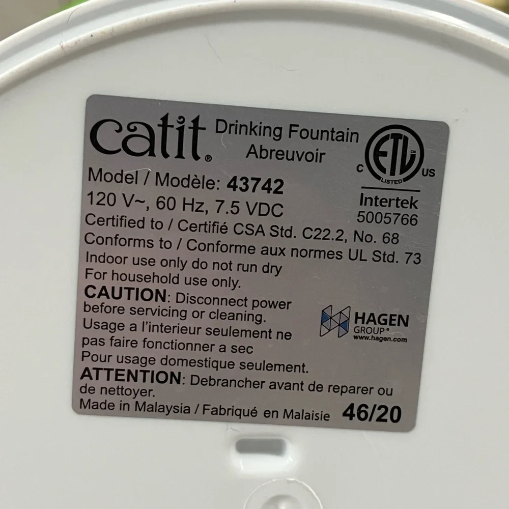 Catit pet water