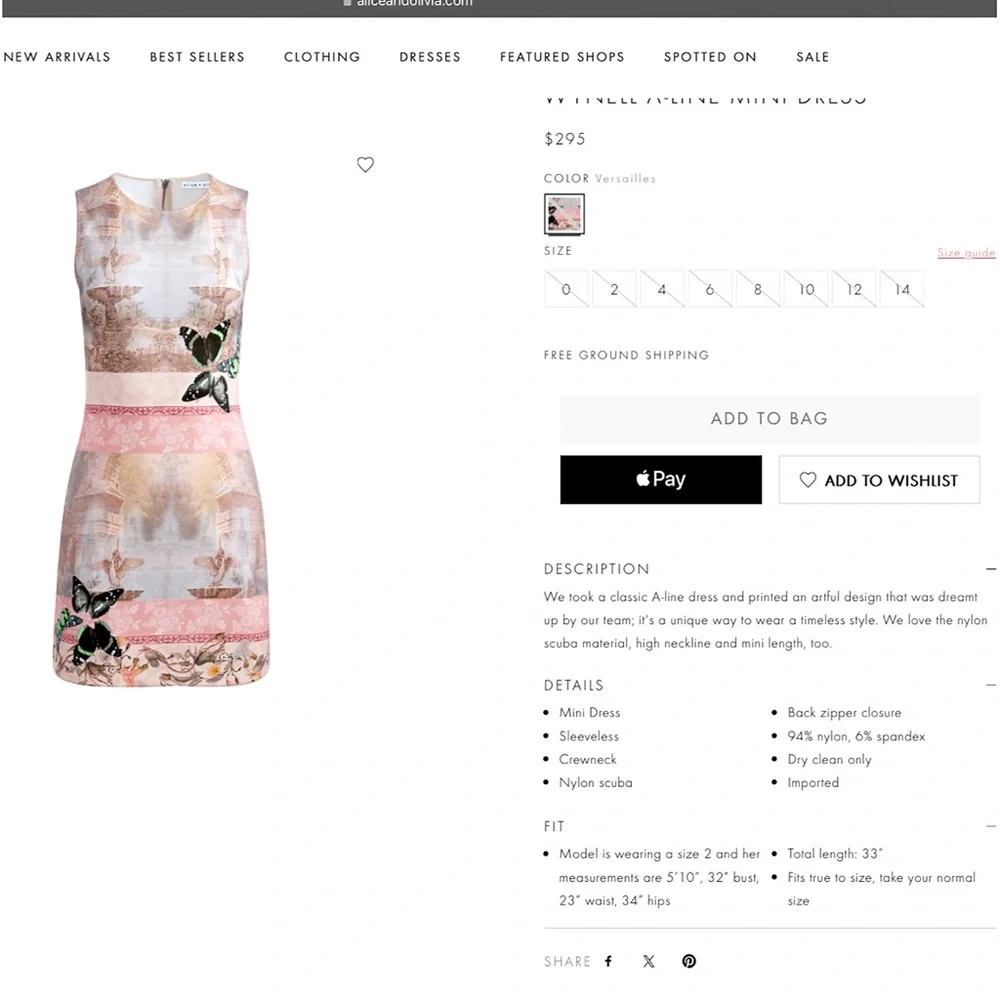 Alice + Olivia same day