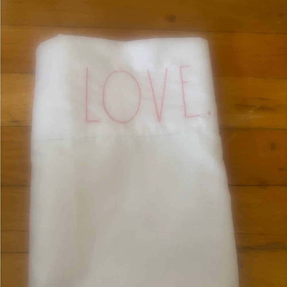 2-1 Deal NEW LOVE Pillow Case and Sleep Mask Set