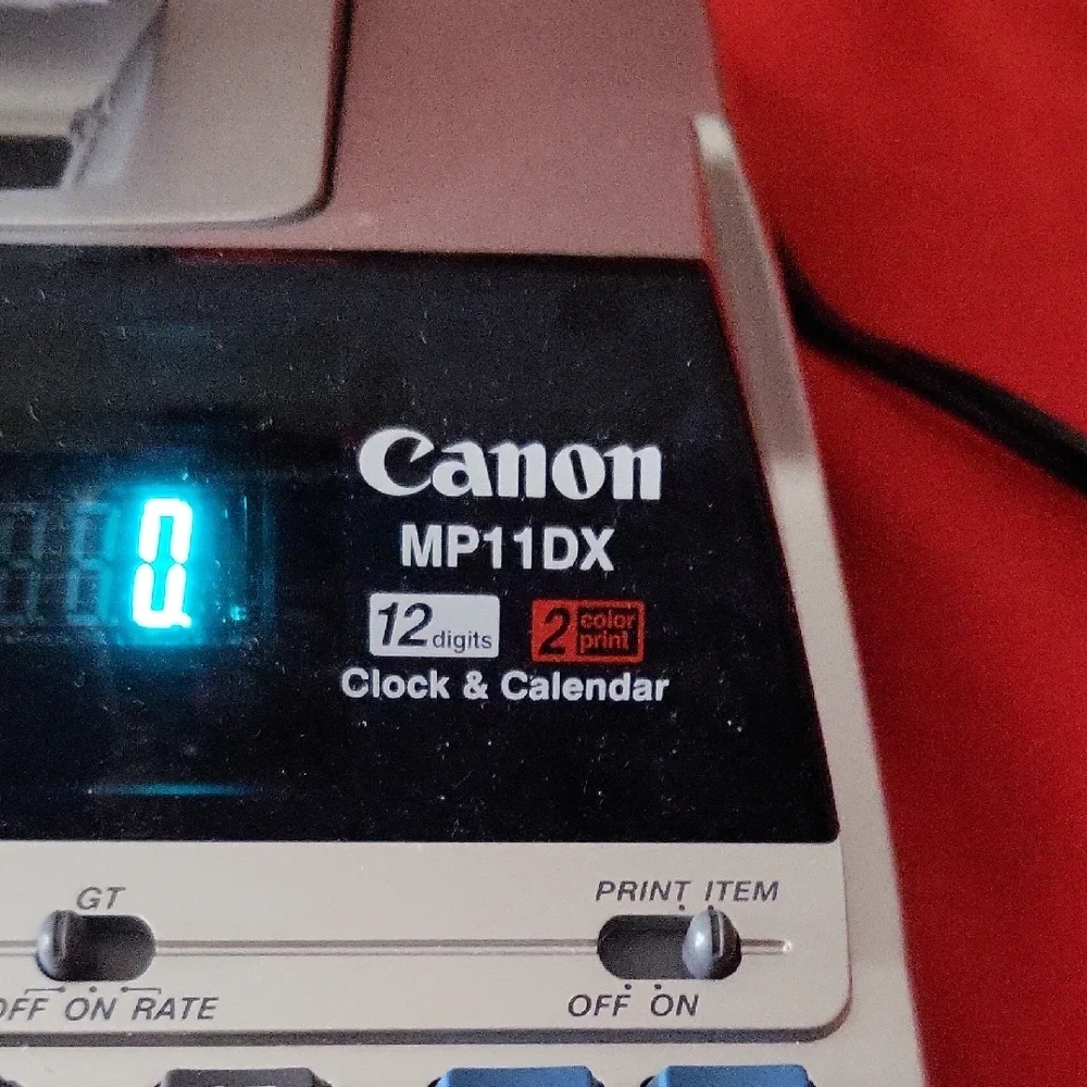 Canon mp11dx printing