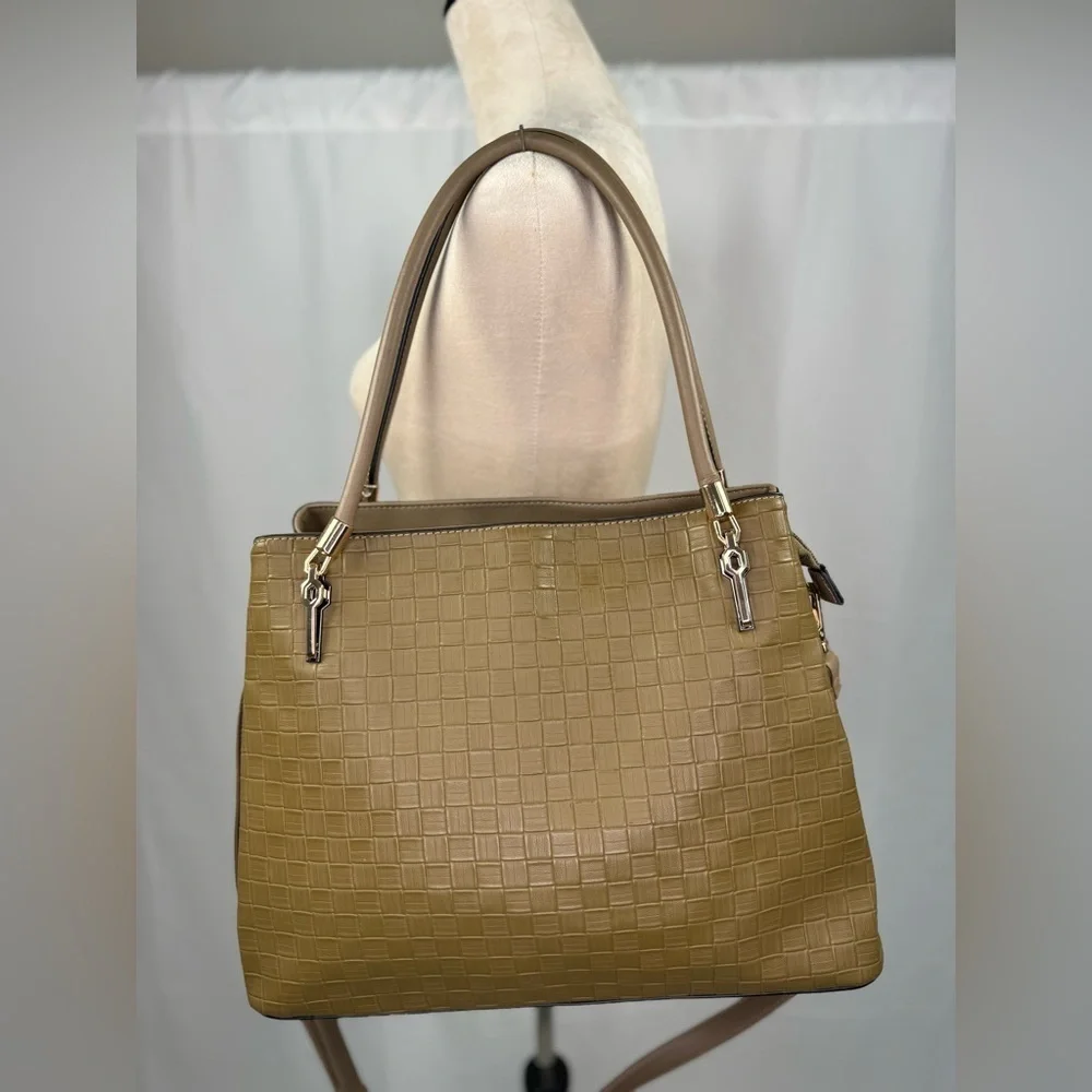Beautiful Faux Leather Large Satchel