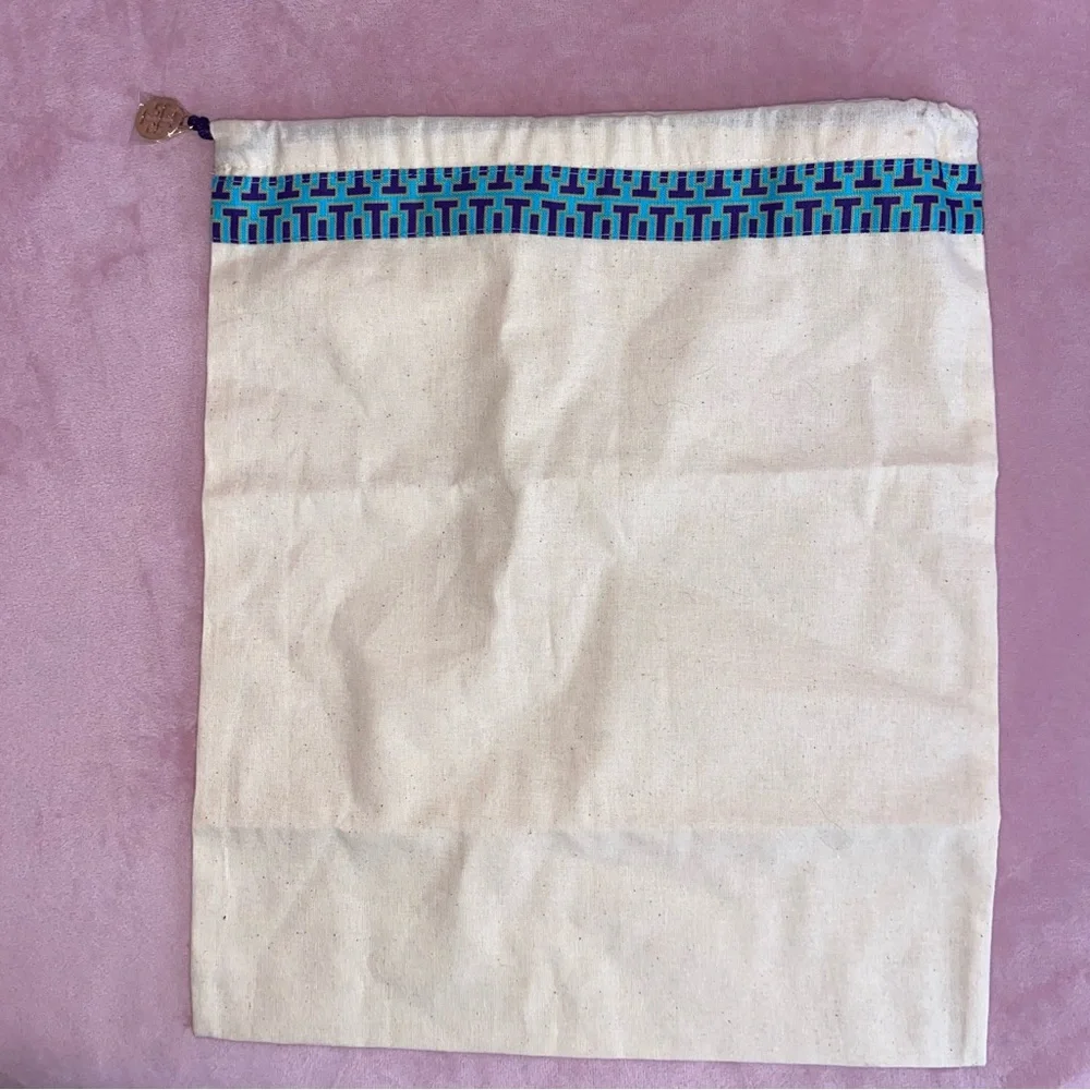 Brand New Tory Burch Dust Bag for Shoes / Sandals ( or small purse) Drawstring