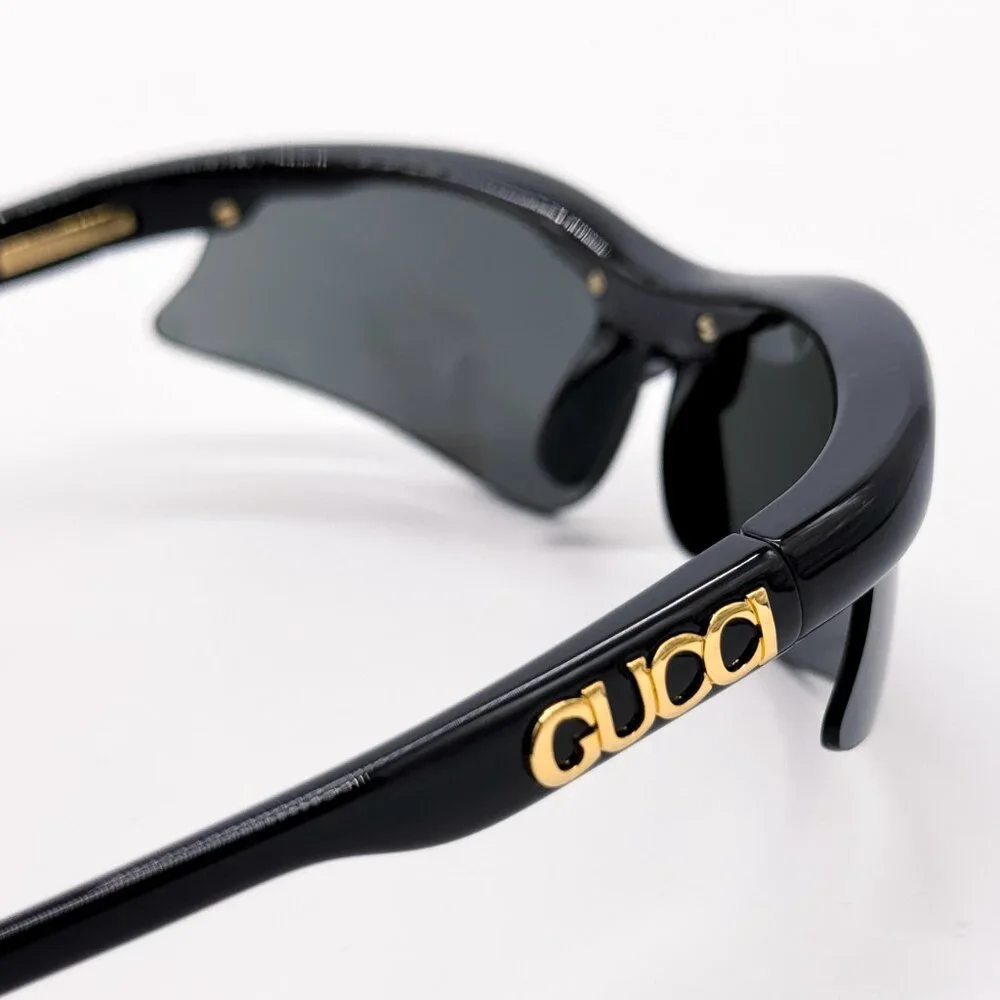 NEW GUCCI GG1774S 006 BLACK GREY MASK UNISEX SUNGLASSES GUCCI