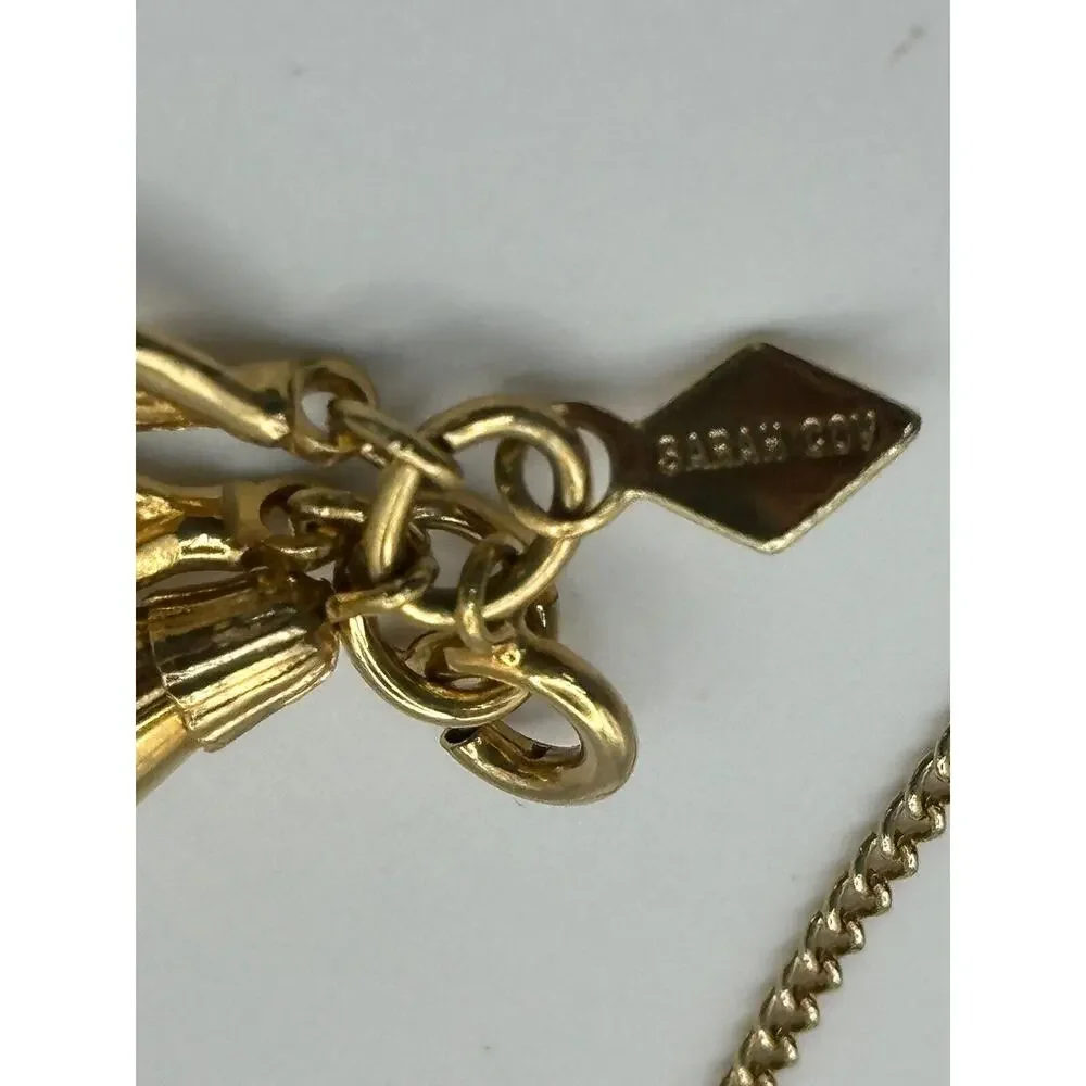 Vintage Sarah Coventry Gold Tone Necklace‎ And Bracelet Lot