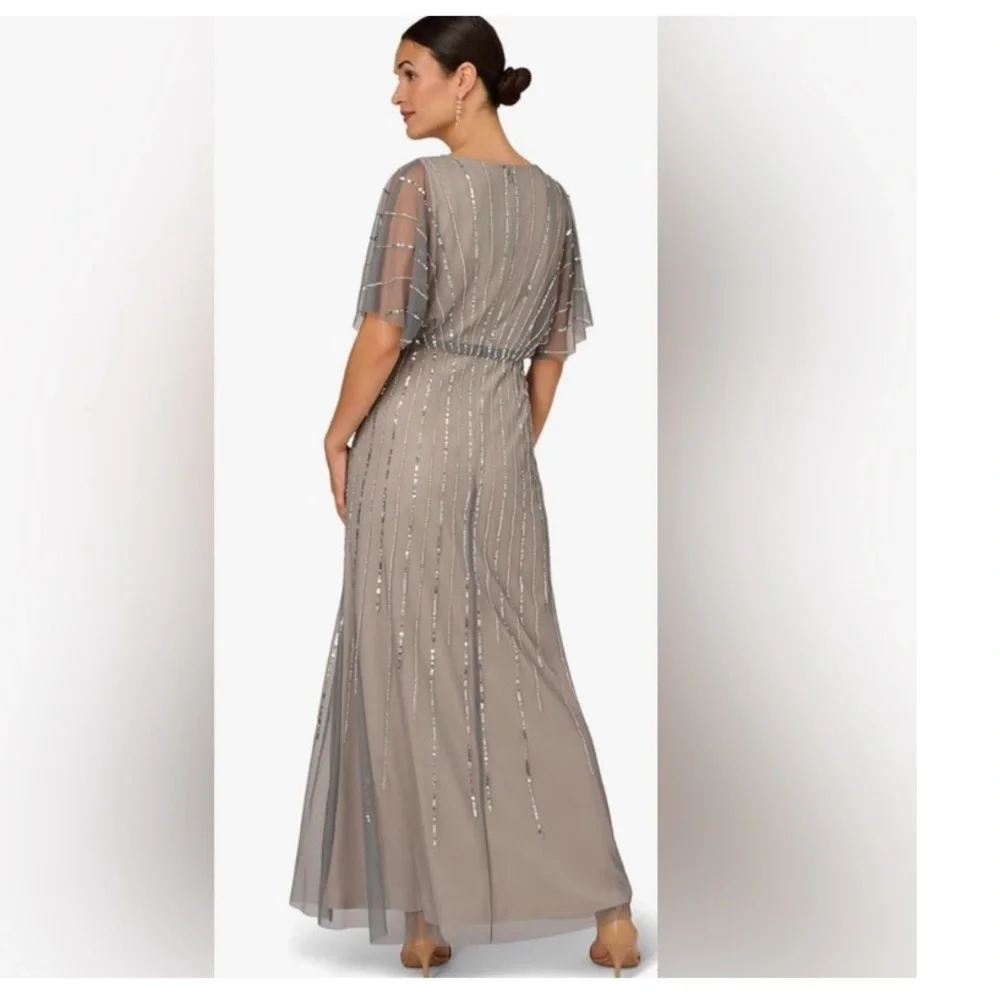 Adrianna Papell shimmer this
