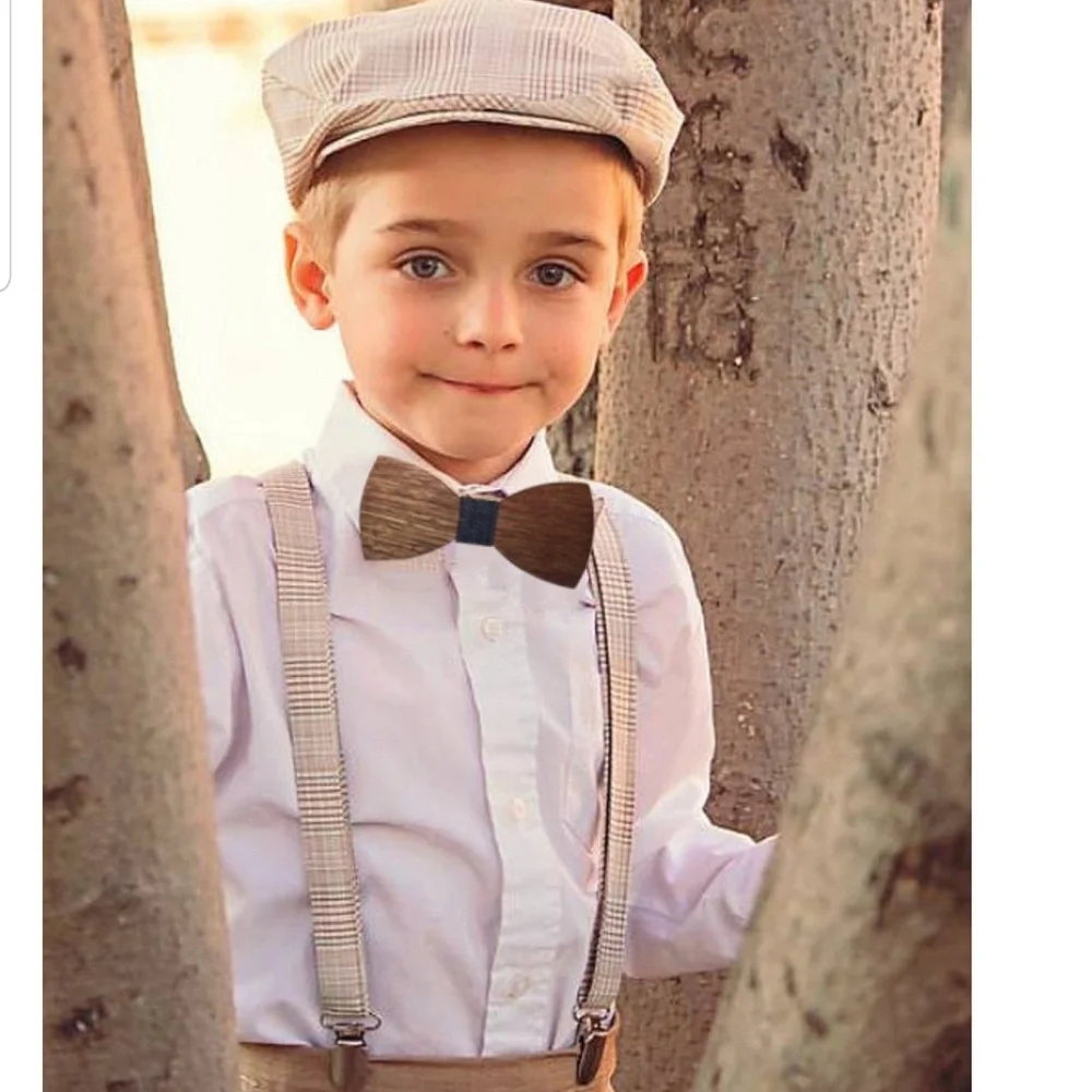 Handmade Wood Bow Tie High Quality Lightweight