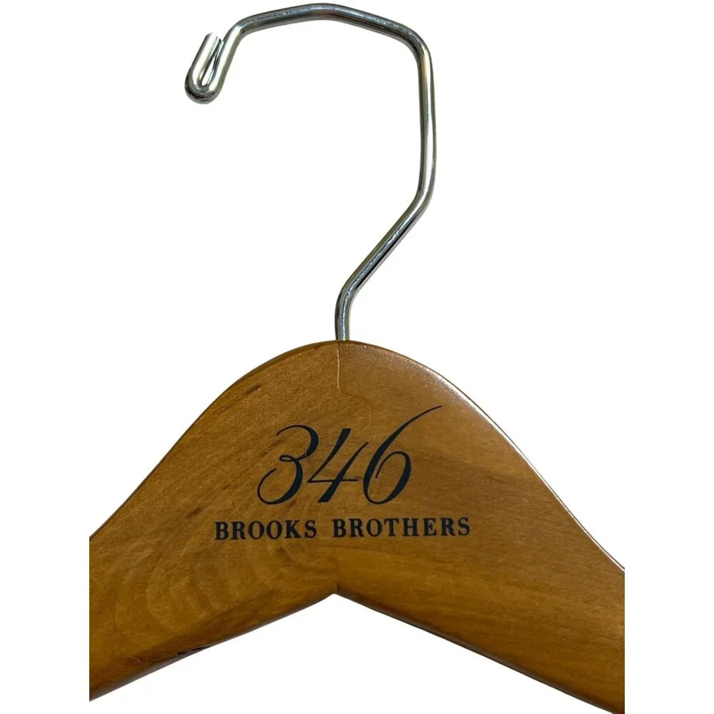 Brooks Brothers this wooden