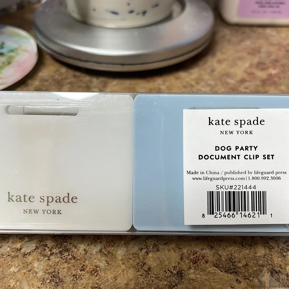 Kate Spade New York Dog Party Document Clip Set