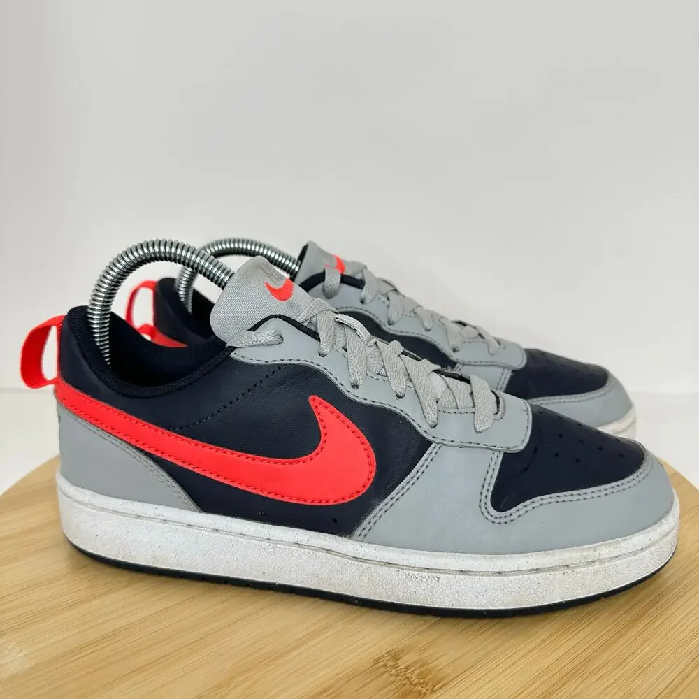 Nike Court Borough Low 2 Sneaker Lace Up Shoes DV5456 Size Youth 5.5