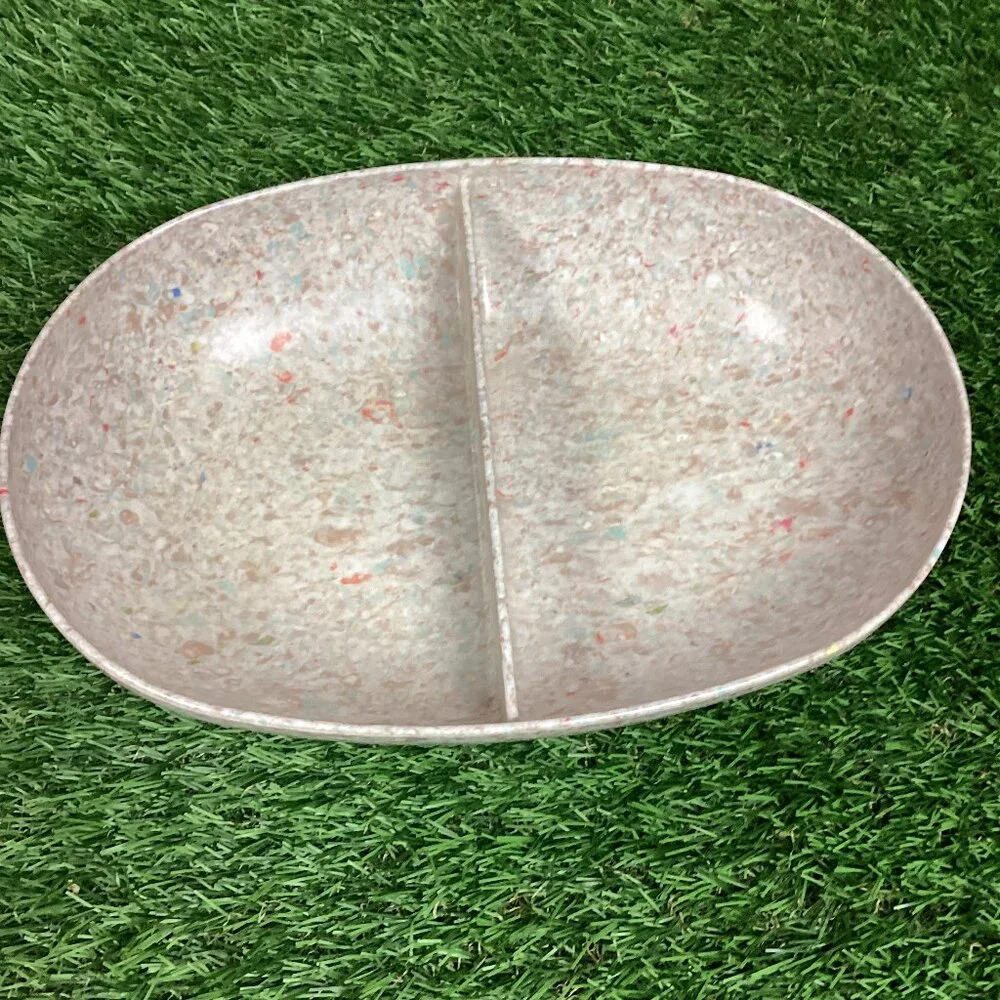 Vintage Mid Century Melmac Divided Bowl Dish
