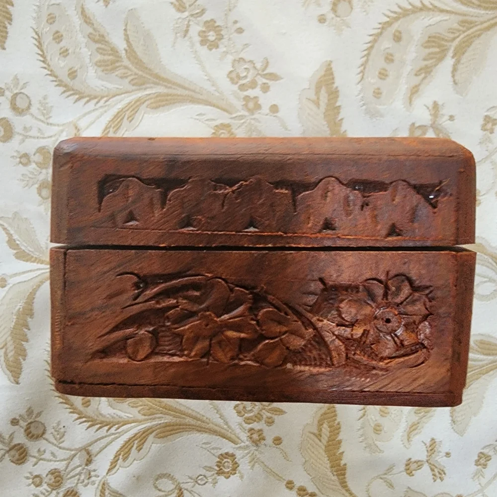 Vintage hand carved