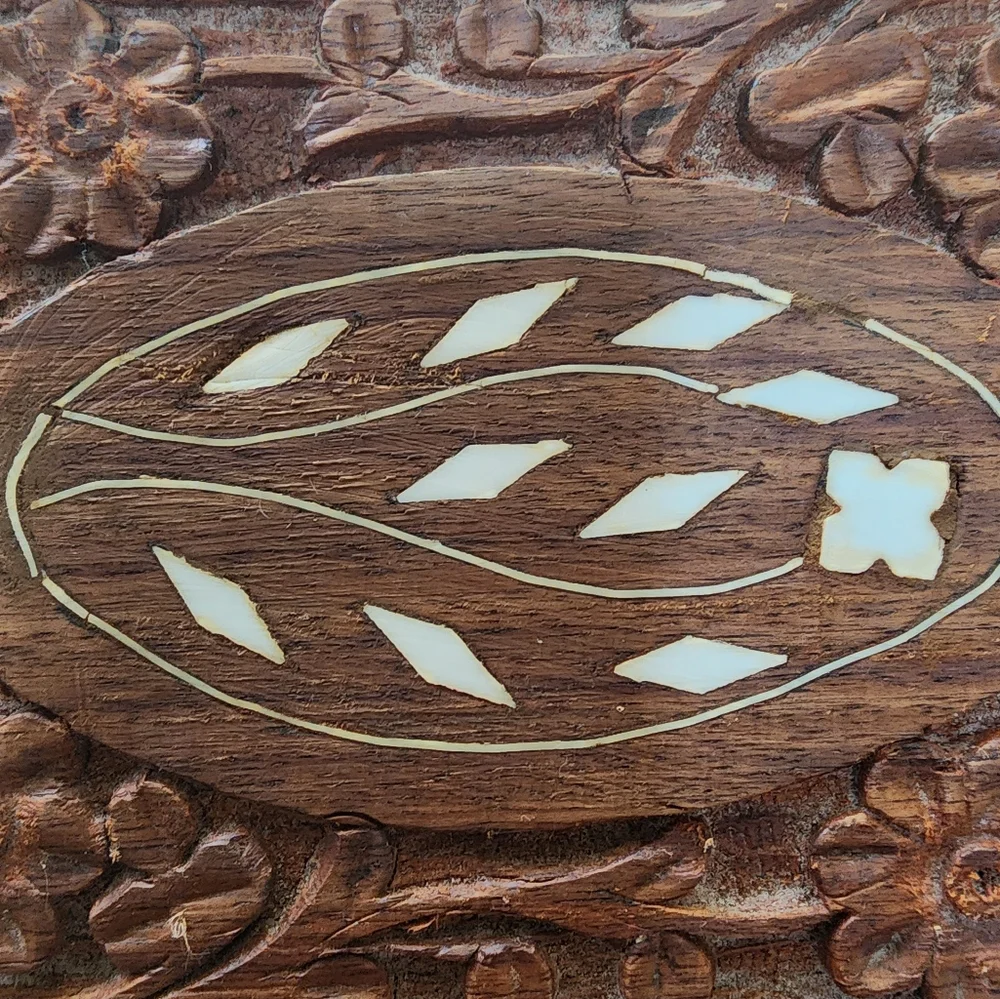 Vintage hand carved