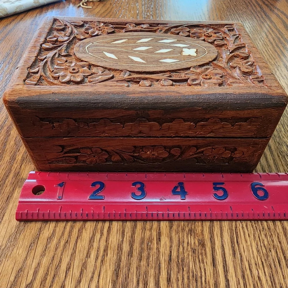 Vintage hand carved