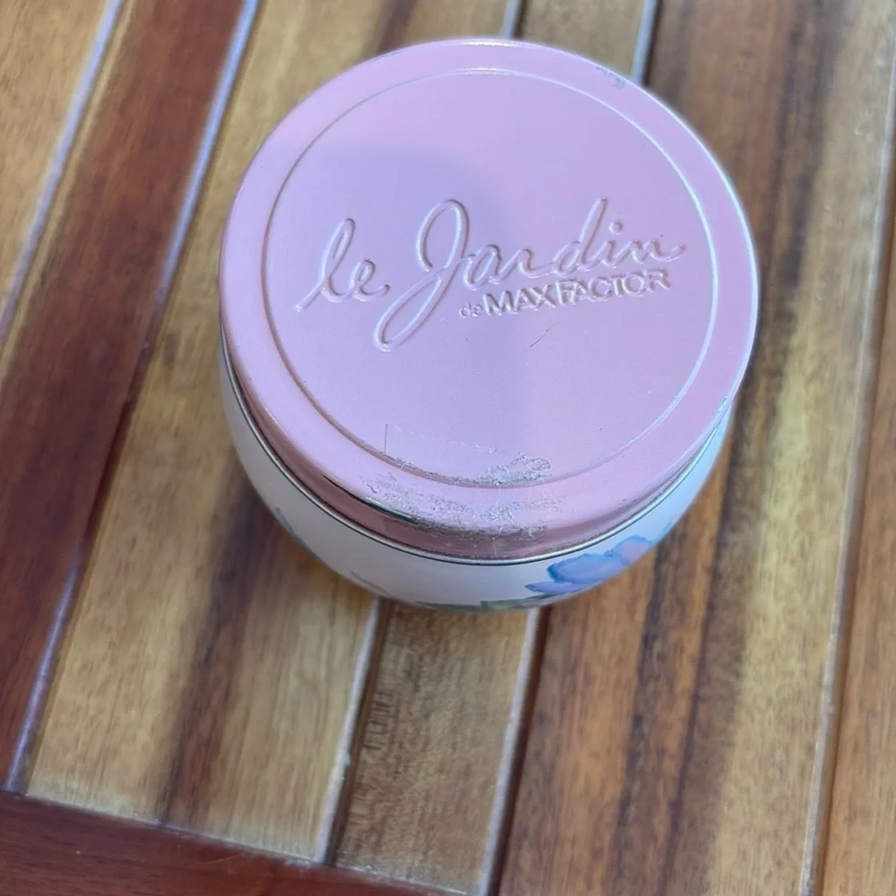 le jardin max factor tin vintage