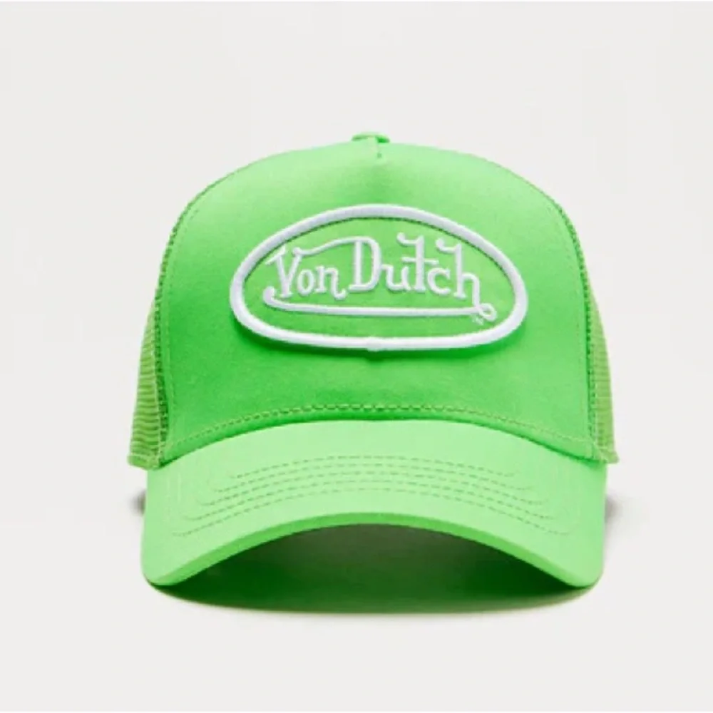 •Bring the Chaos•Von Dutch New Lime Green Unisex Trucker Hat