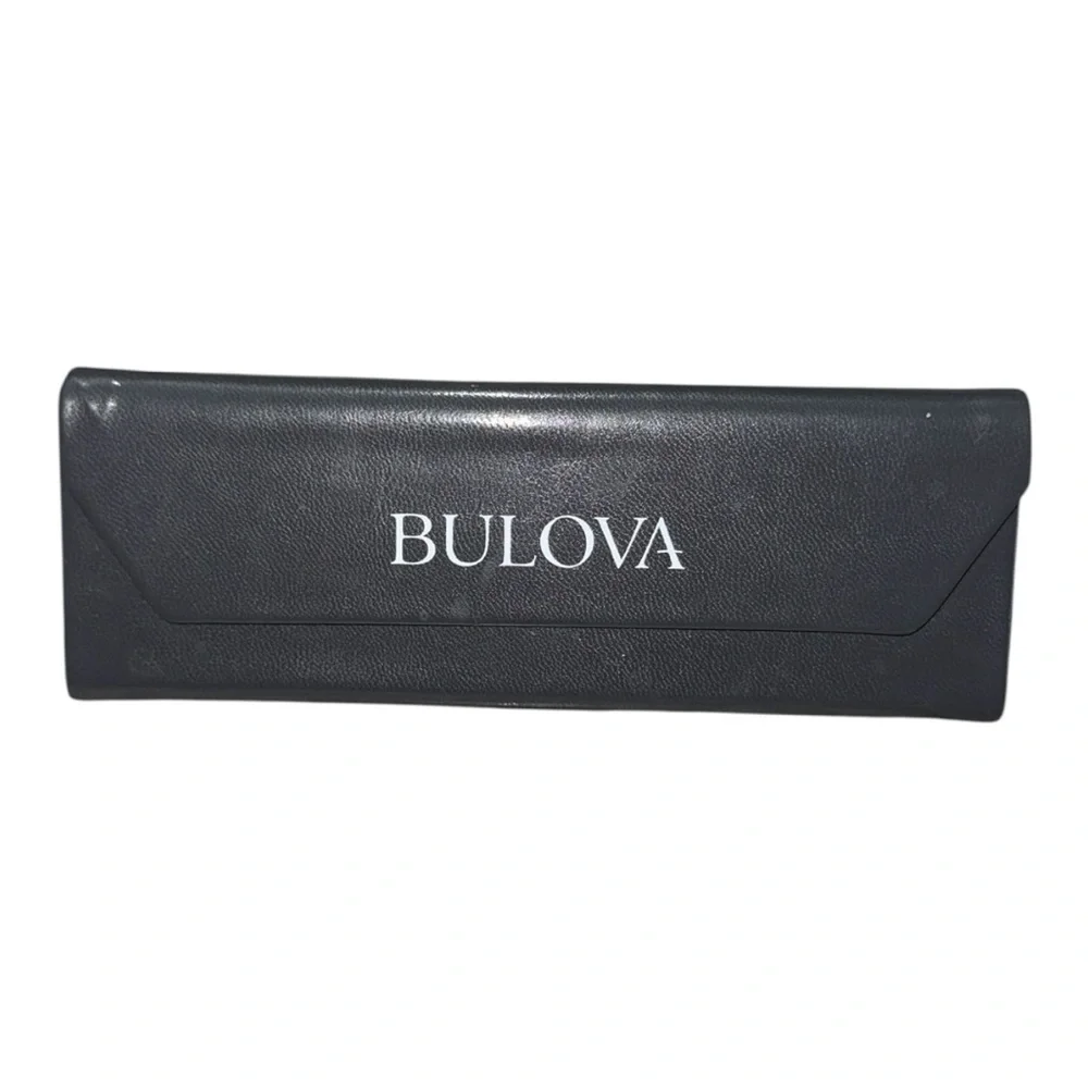 Bulova Gray Sunglass Case ONLY