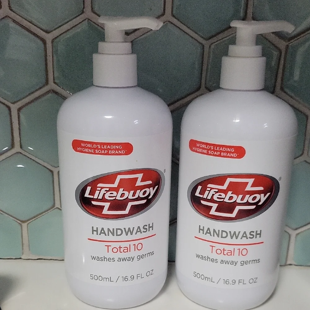 Lifebuoy Handwash Total 10 Washes Away Germs World's Leading Hygiene Soa…