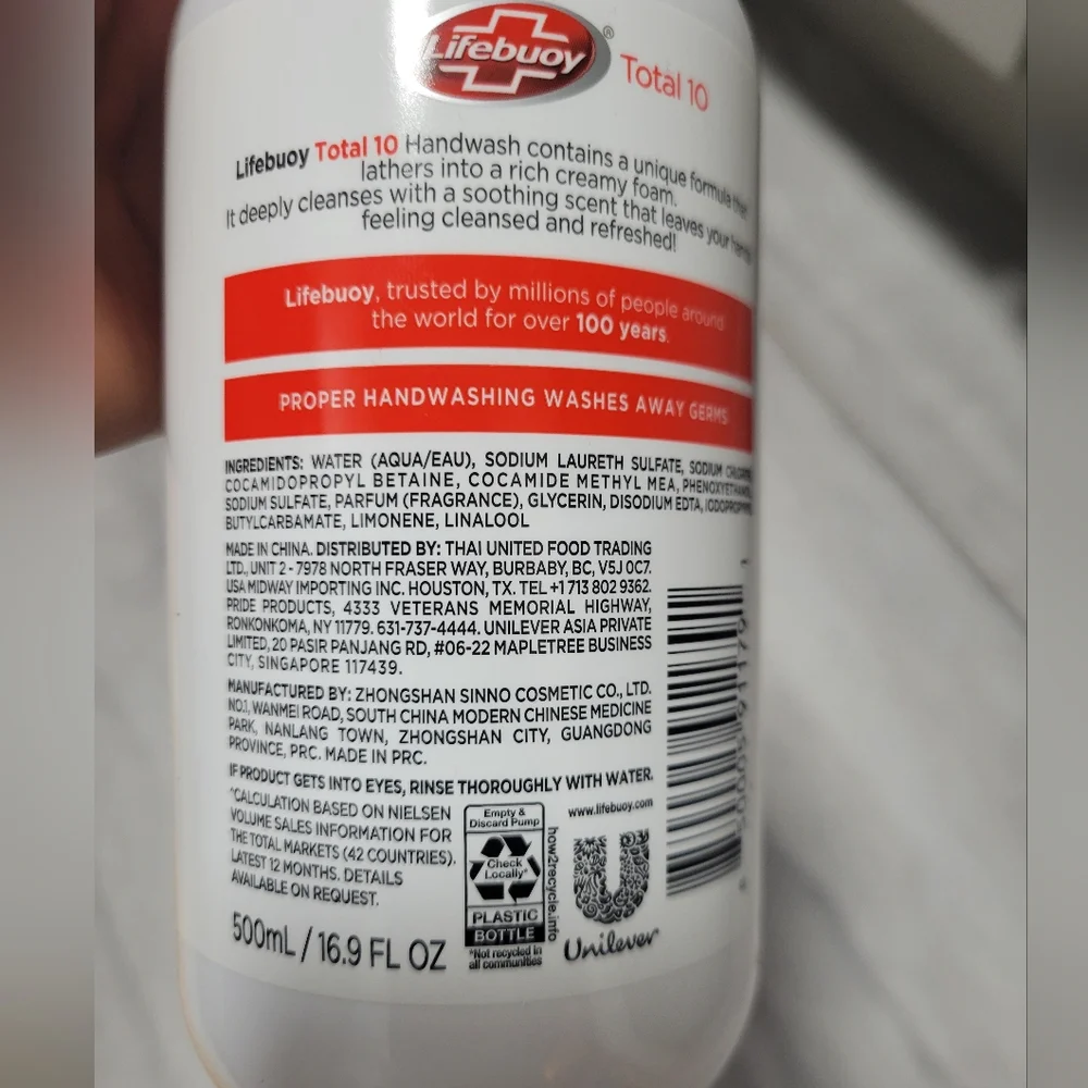 Lifebuoy Handwash Total lifebuoy total