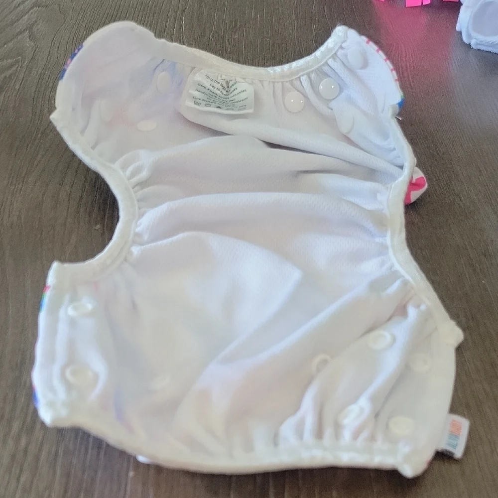 Blue and White Polka Dot Diaper Cover with Soft Fabric (Set Of 2)
