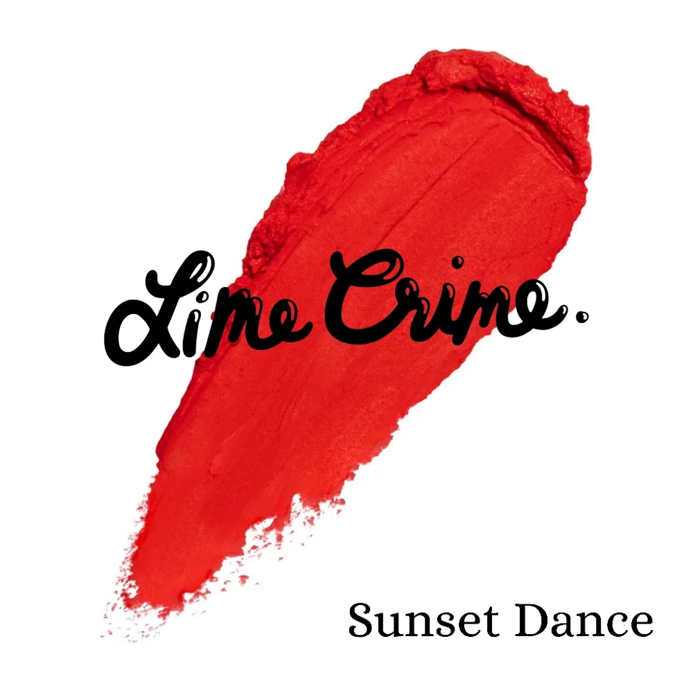 Lime Crime vibrant red