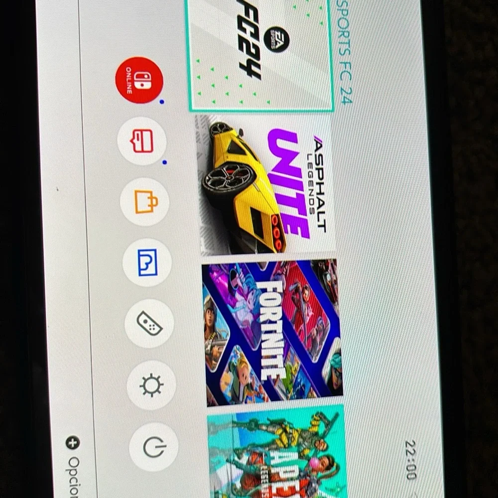 Nintendo switch console
