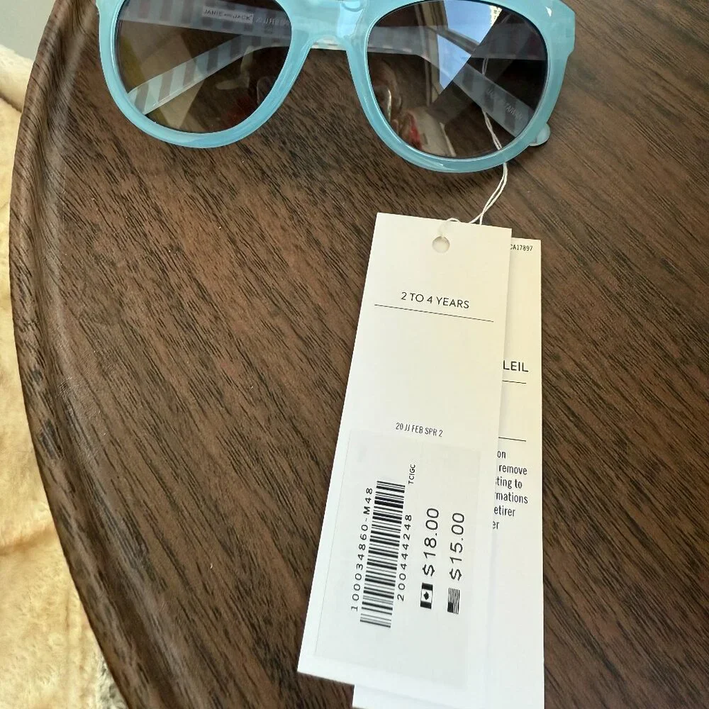 Janie and Jack blue sunglasses