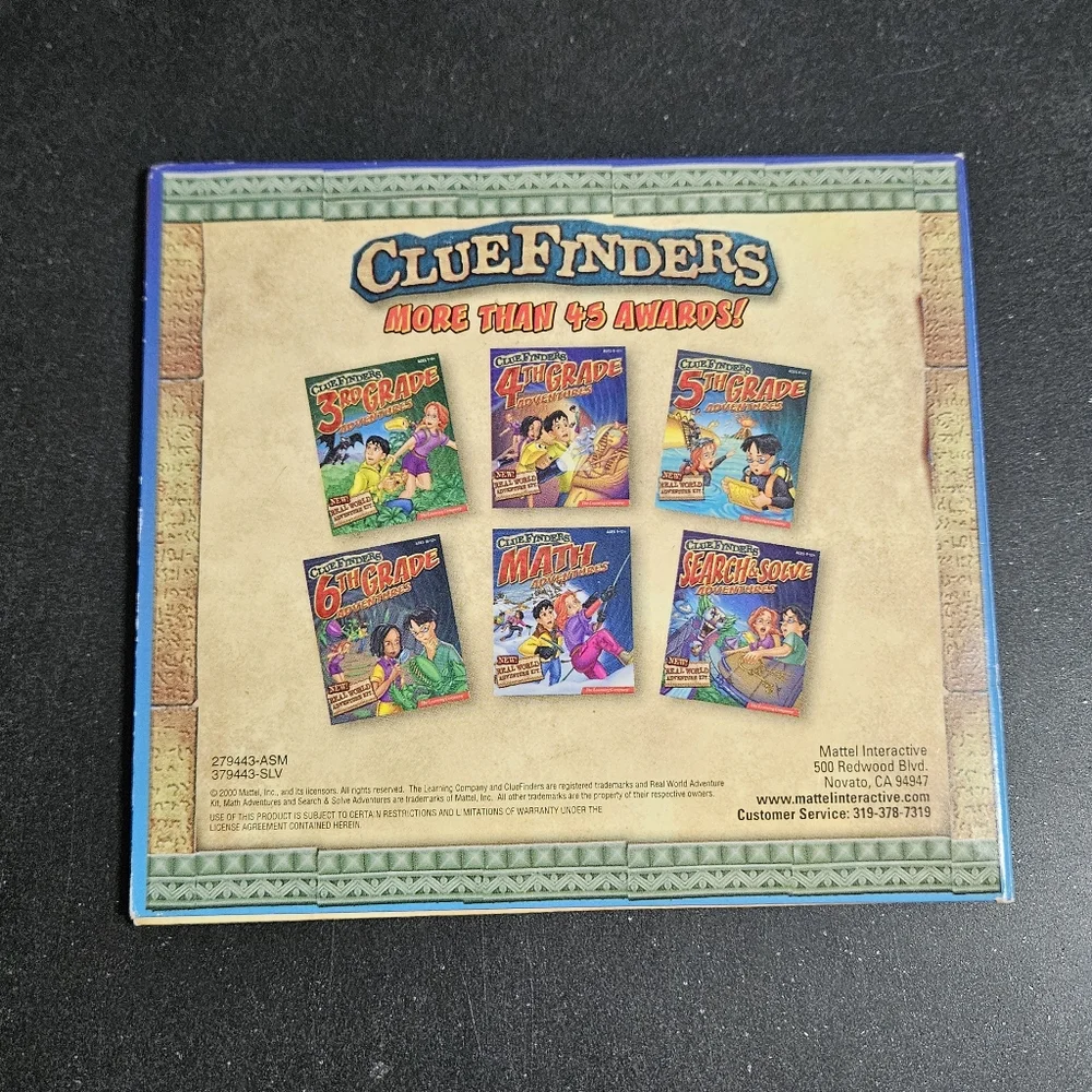 2000 Clue Finders Search & Solve Adventures PC game Windows 95