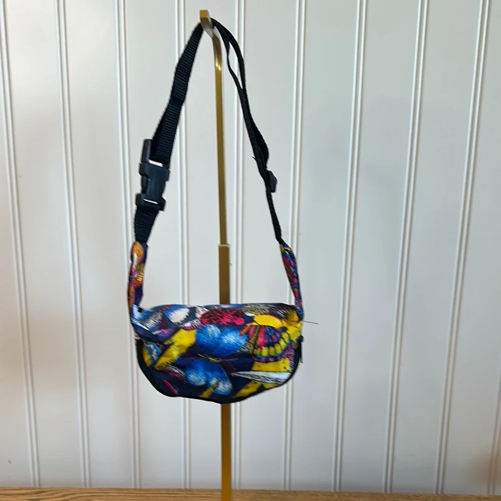 Colorful Butterfly Print Belt Bag for Kids
