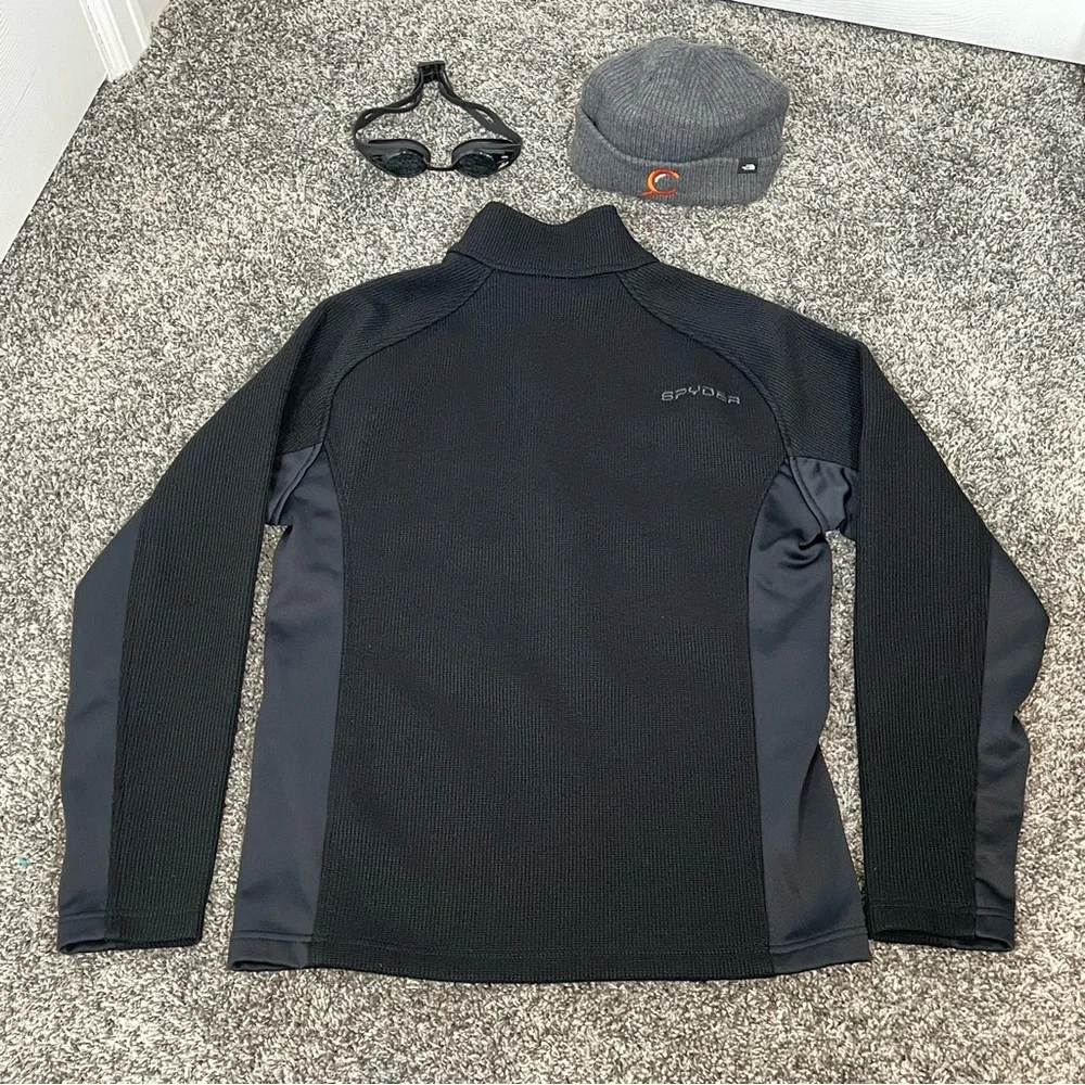 Spyder black half