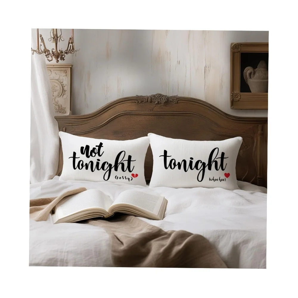 👣 4/$20. Double-Sided Pillow Case Engagement, Anniversary Wedding