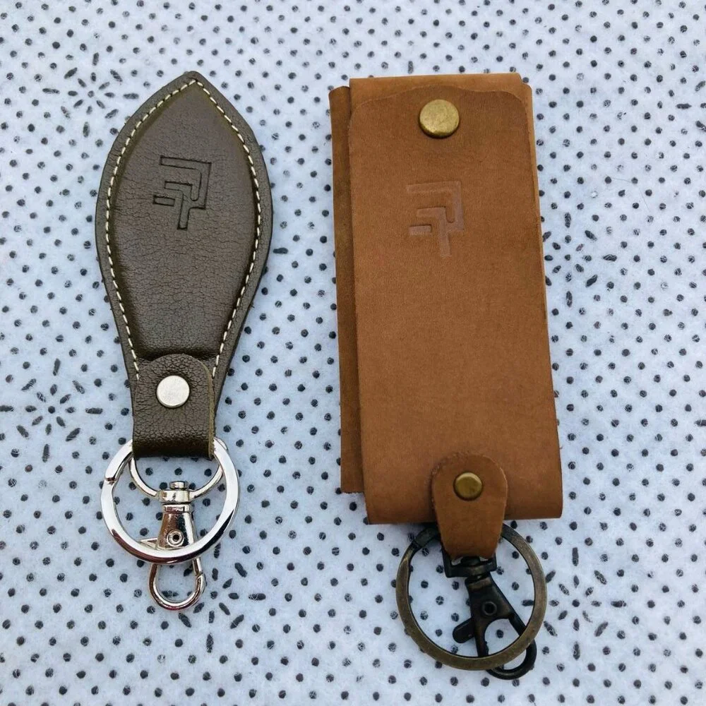 Handmade leather keys