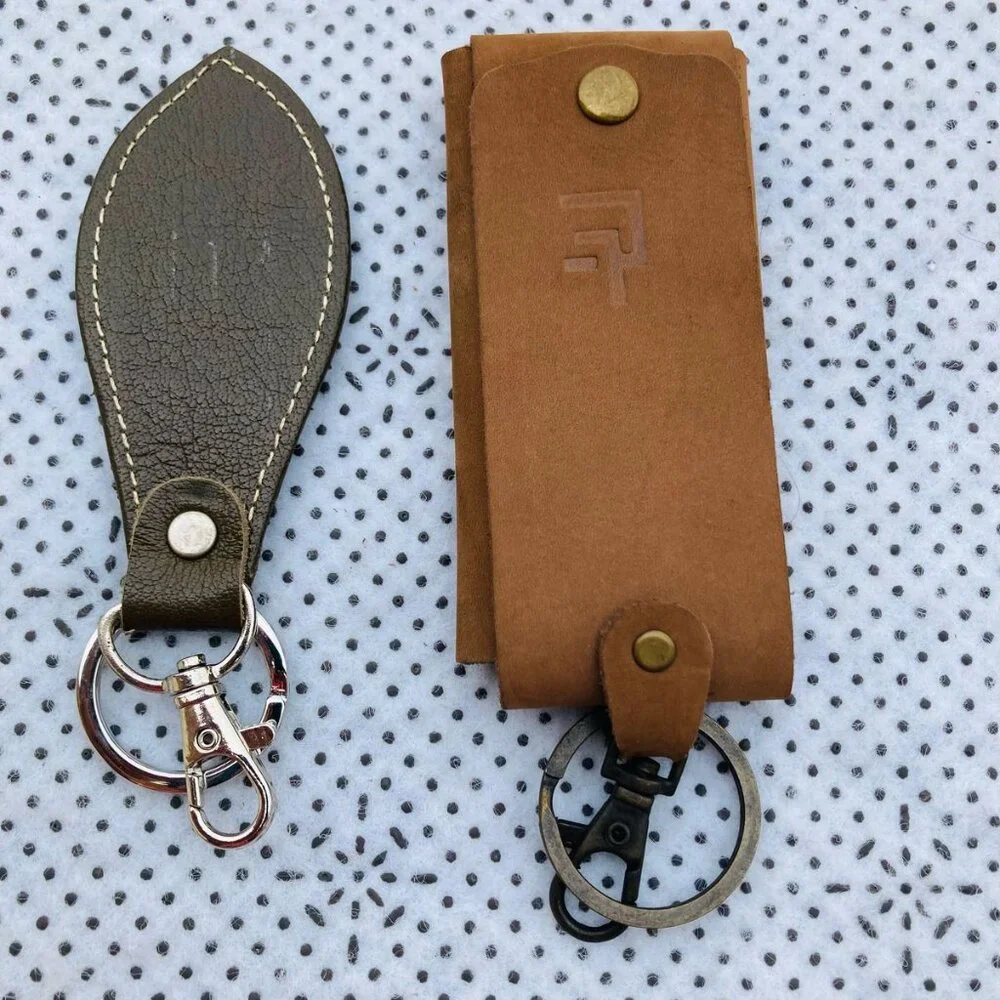 Handmade leather keys