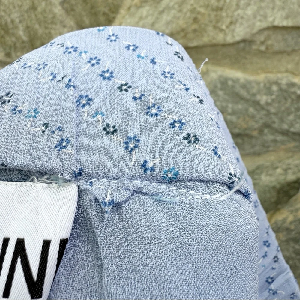 Ganni blue ditsy