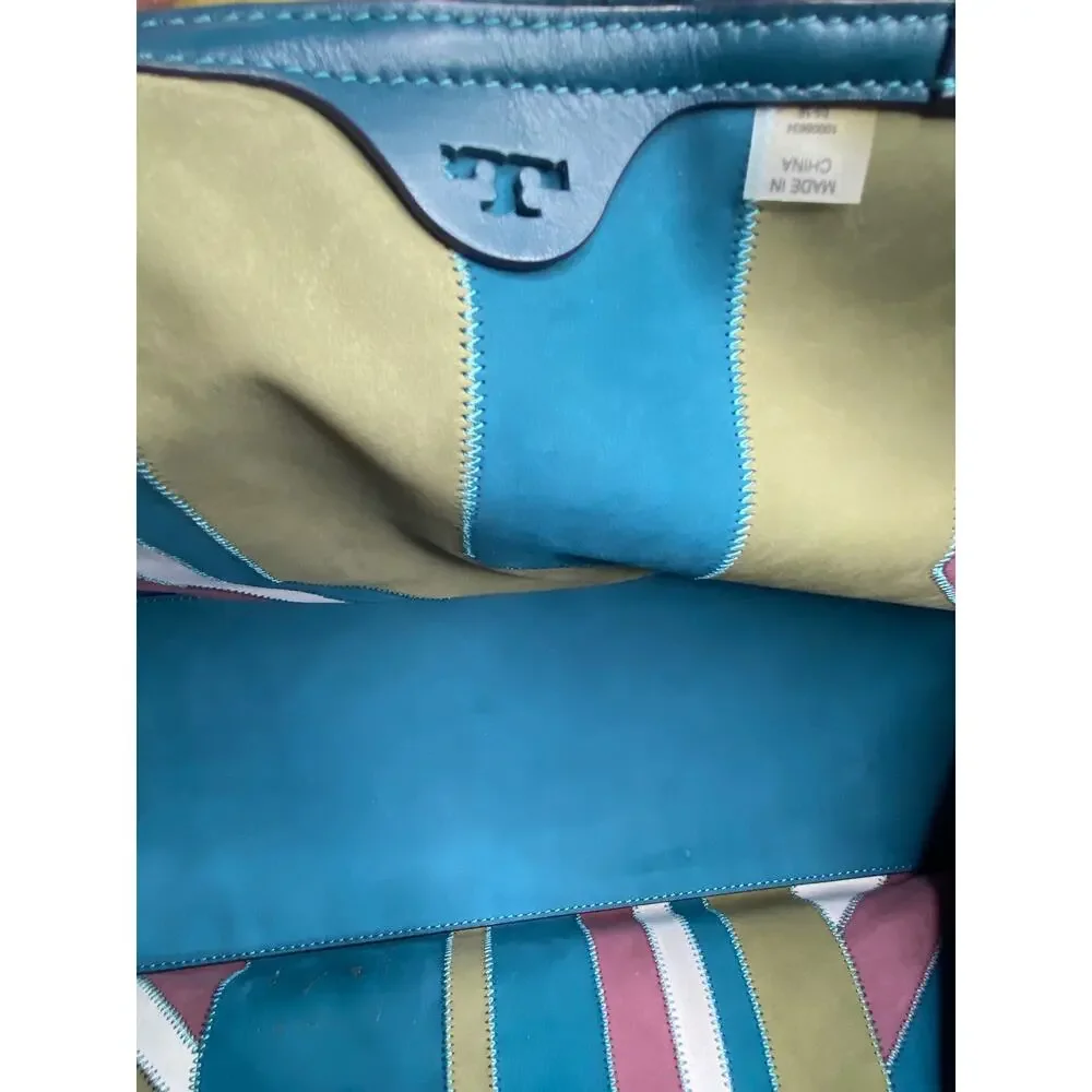 TORY BURCH Women's Britten Reversible Tote Bag Travel Shopper Casual Chic