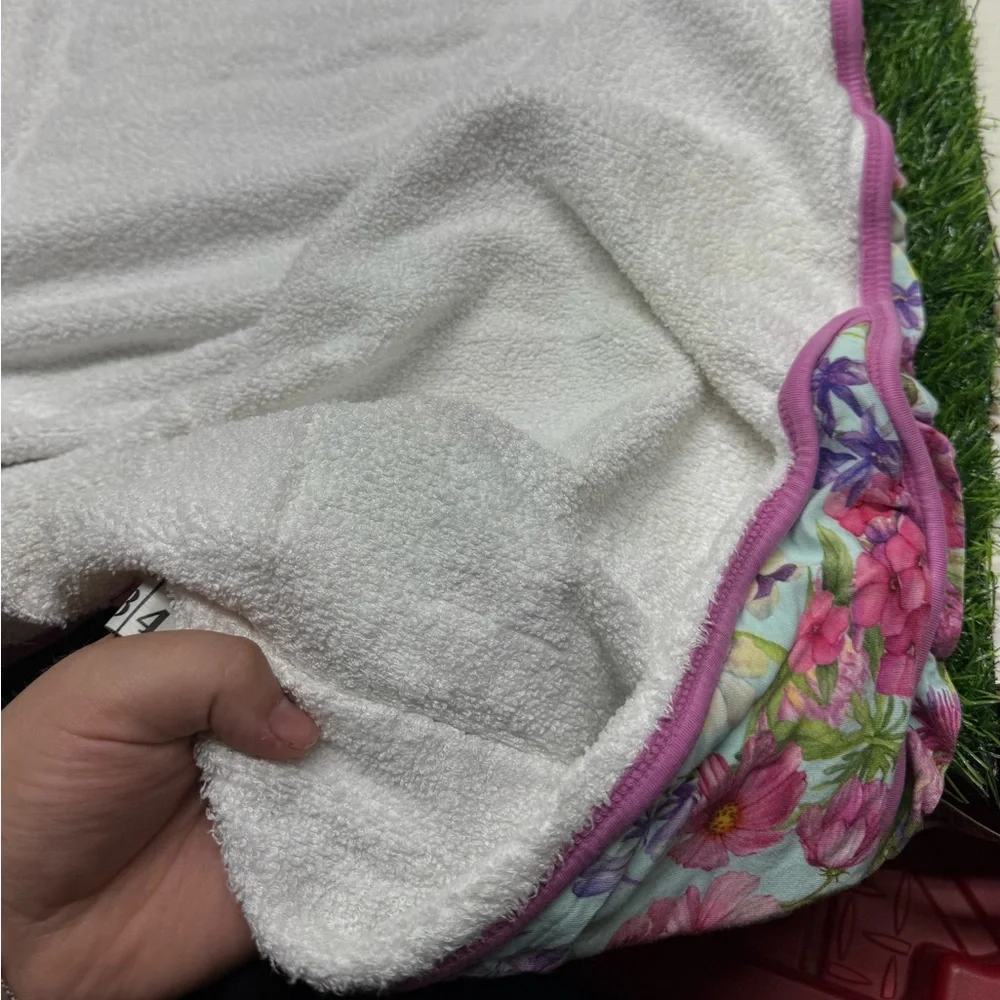 Posh Peanut Floral Hooded Towel
