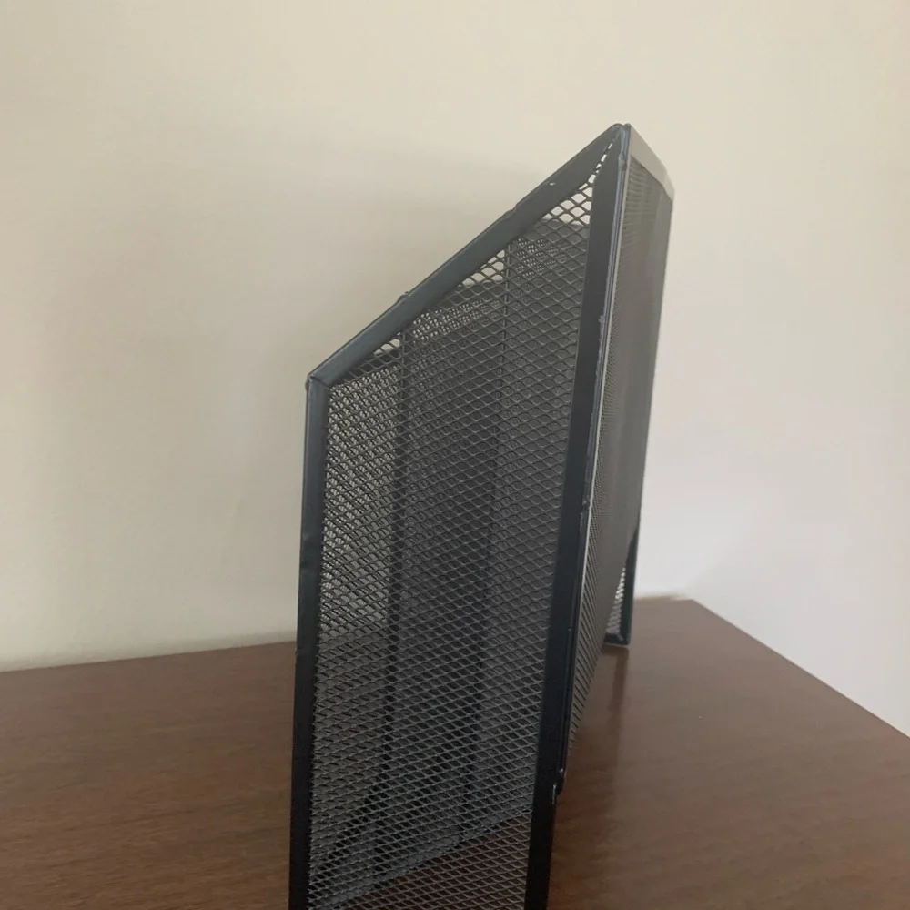 Mind Reader 3-Tier Jumbo Metal Mesh File Holder, Black