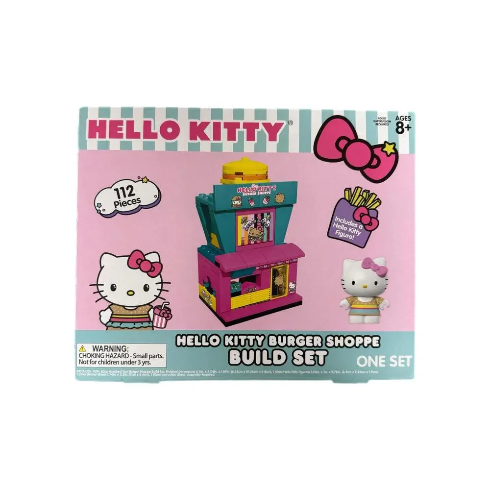 Hello Kitty Burger Shoppe Build Set Lego