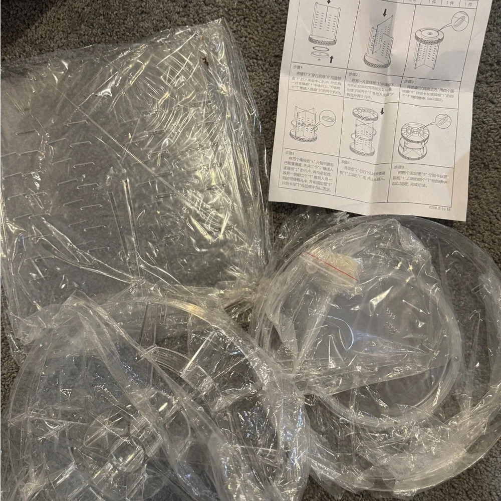 Clear Rotating Makeup Organizer