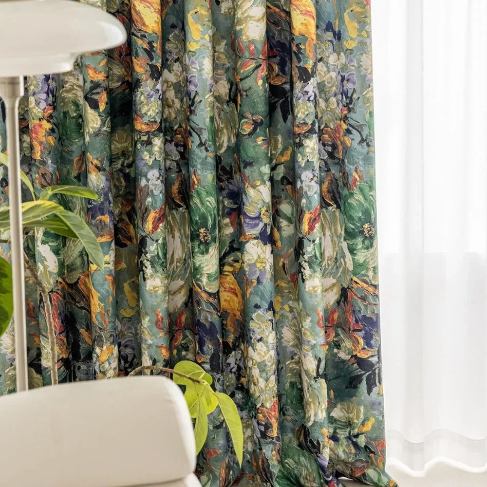 Flowers Curtains – 2 Panels, 54