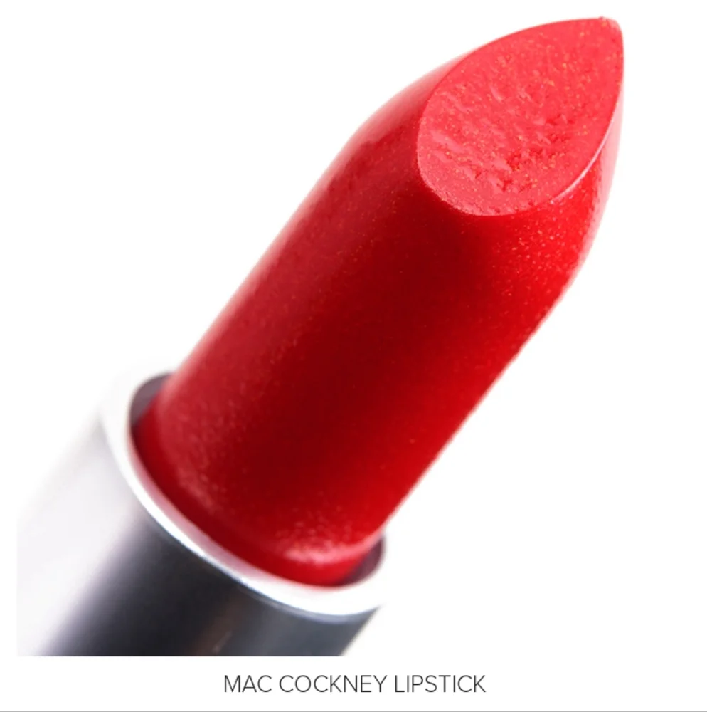 HP🔥🆕 MAC Cosmetics Lustre Lipstick 502 COCKNEY Red - 0.10 oz Full Size - NIB