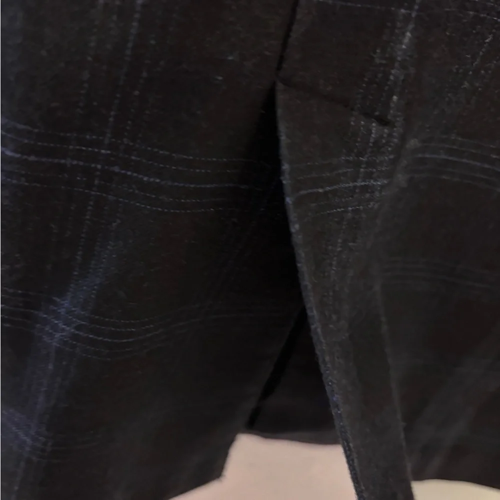 Tallia 2-Button Side Vent Wool Silk Plaid Suit Men's 44 L