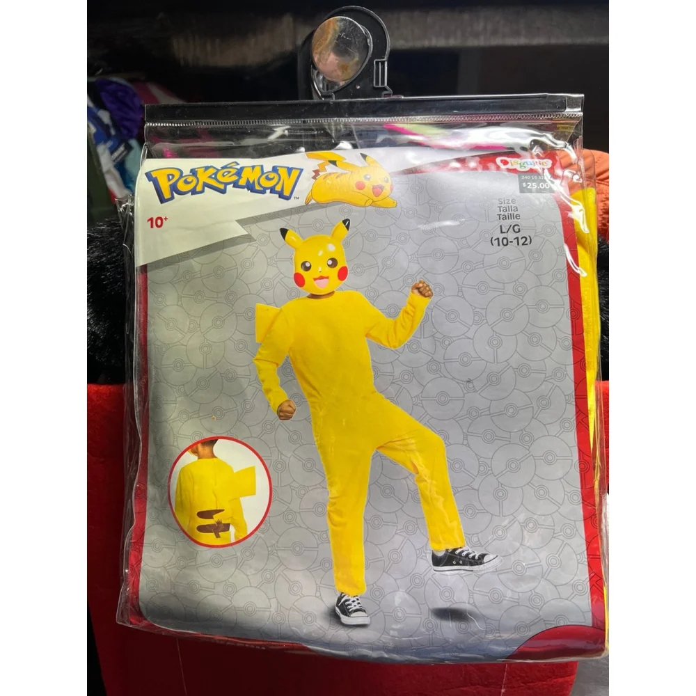 Pikachu Pokemon Classic Child Costume Large NEW