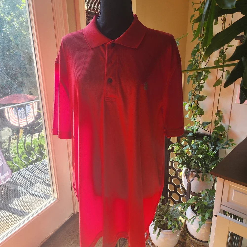 Izod Golf XXL Red Polo Shirt EUC