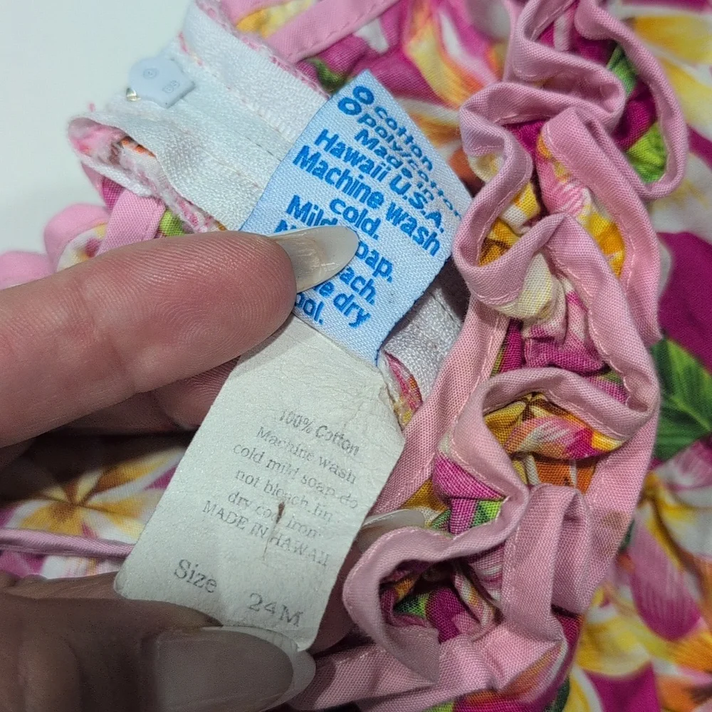 Floral Pink Baby Dress