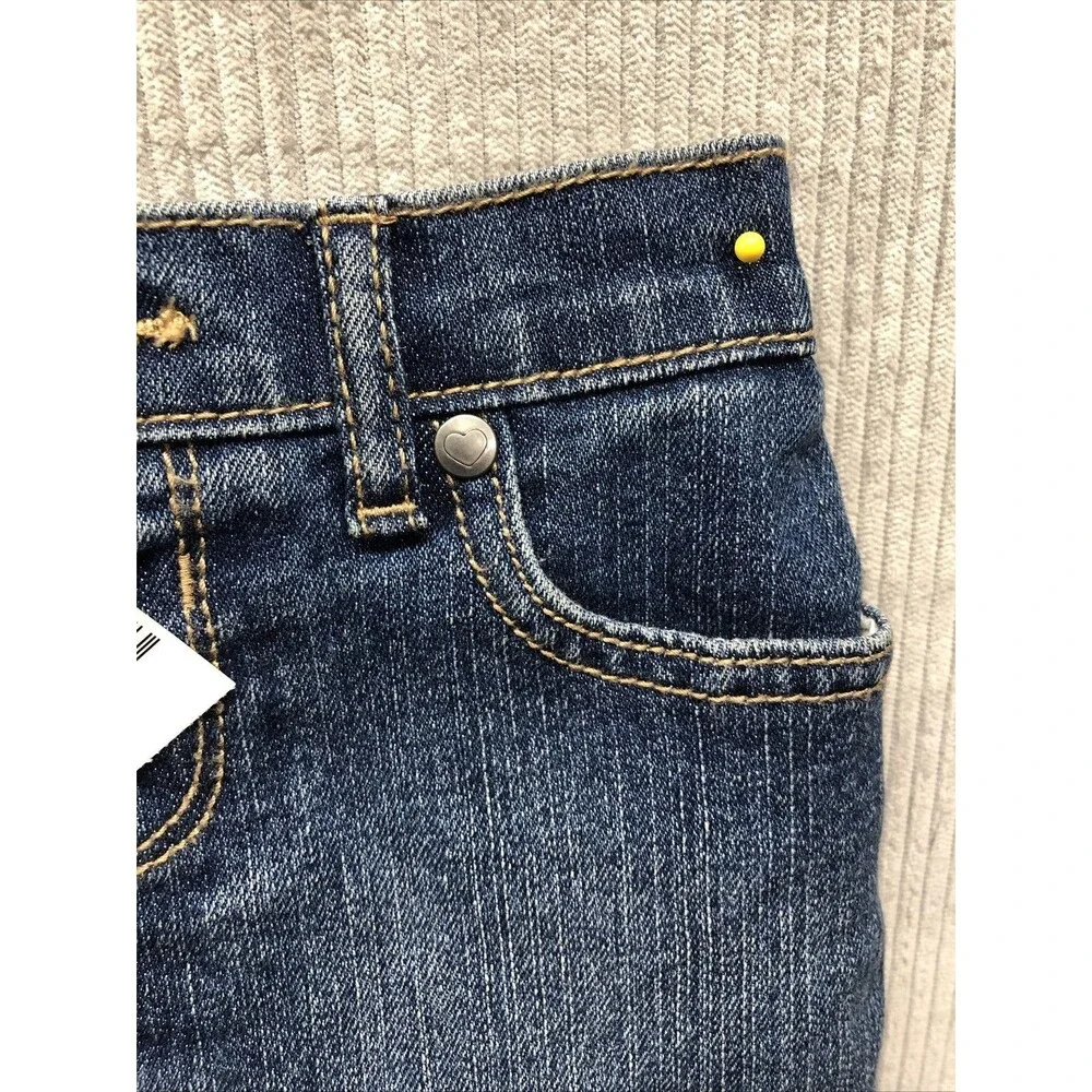 The Children Place Girls Denim Skirt Size 3T Attached Shorts NWT